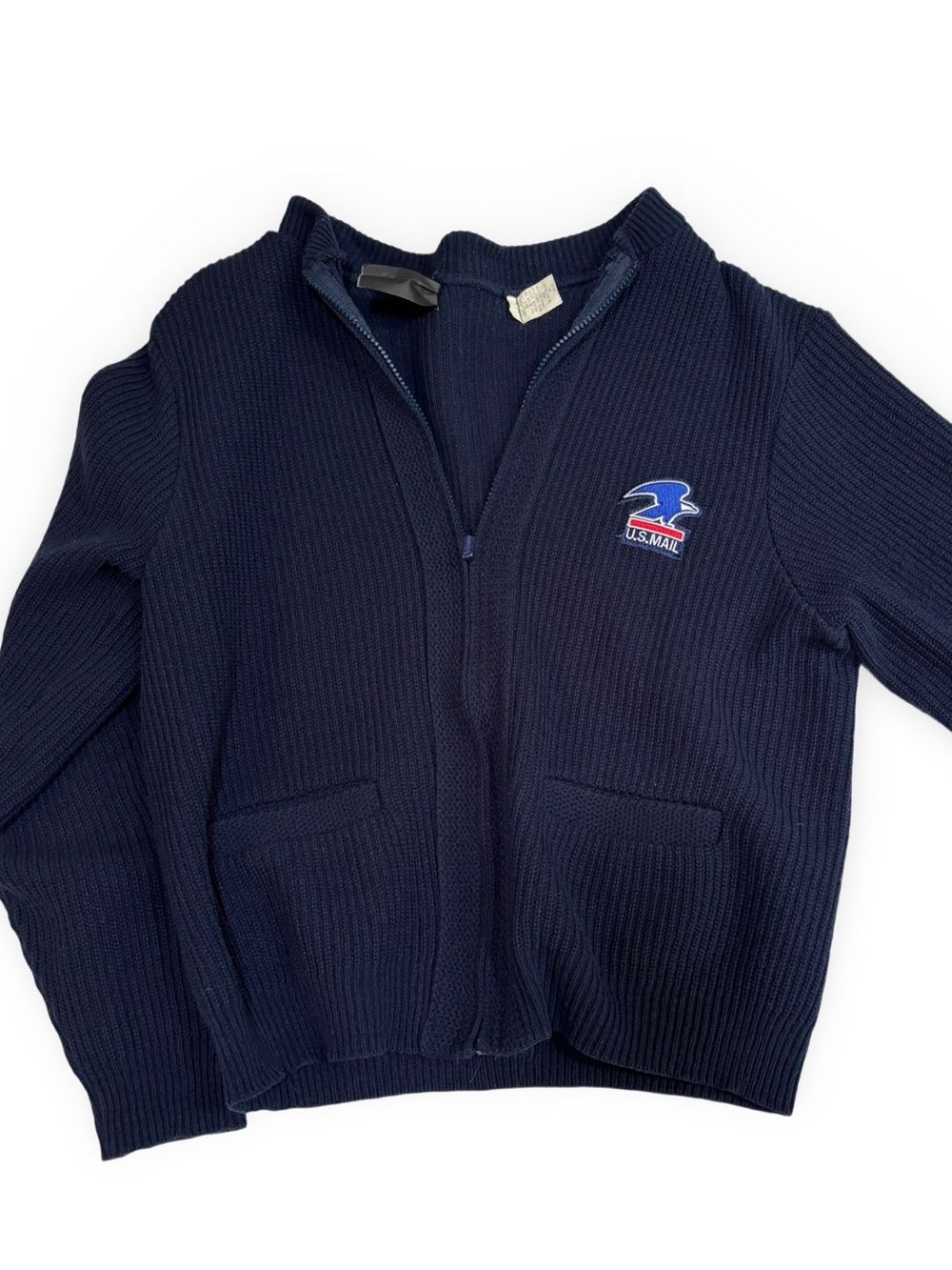 Vintage US Postal Service Uniform Cardigan Medium 1990s
USPS Made In USA